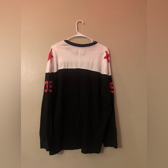 Stussy Black and Red Long Sleeve Tee - Picture 6 of 8